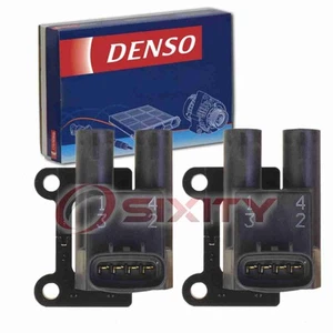 2 pc Denso Direct Ignition Coils for 1998-1999 Chevrolet Prizm 1.8L L4 Spark hr - Picture 1 of 5