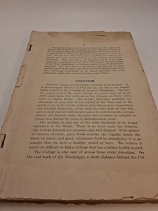 Seltenes Jefferson College Convent Louisiana St James Parish Buch - Bild 1 von 12