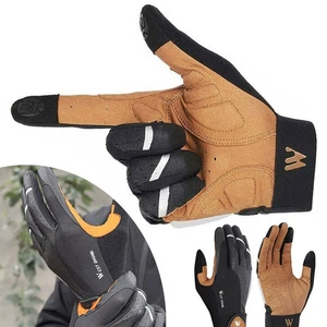 Winter Cycling Bicycles Windproof Touch Screen Full Finger Gloves Waterproof New - Picture 1 of 13