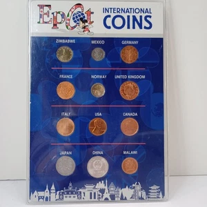 Epcot International Coins Set Disney World Mickey Mouse 12 Länder Stempelglanz - Bild 1 von 7