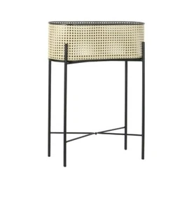 Maceta de flores de metal para decoración del hogar internacional, 50x20x67 cm - Imagen 1 de 7