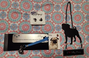 Segnalibro/orecchini/insegna CARINO cane animale domestico amante degli animali domestici!!!DA VEDERE!!! - Foto 1 di 4