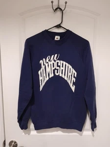 Sudadera vintage Fruit Of The Loom New Hampshire para mujer talla grande - Imagen 1 de 6