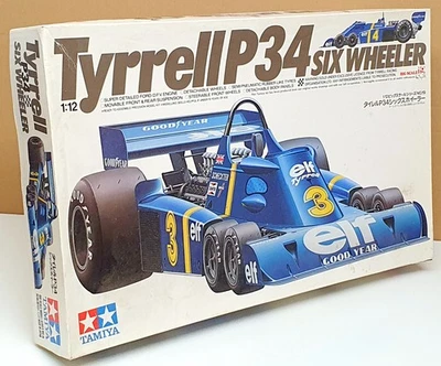 Tamiya 1/12 Scale Unbuilt Kit BS1221 - F1 Tyrrell P34 Six Wheeler Race Car - Image 1 of 4