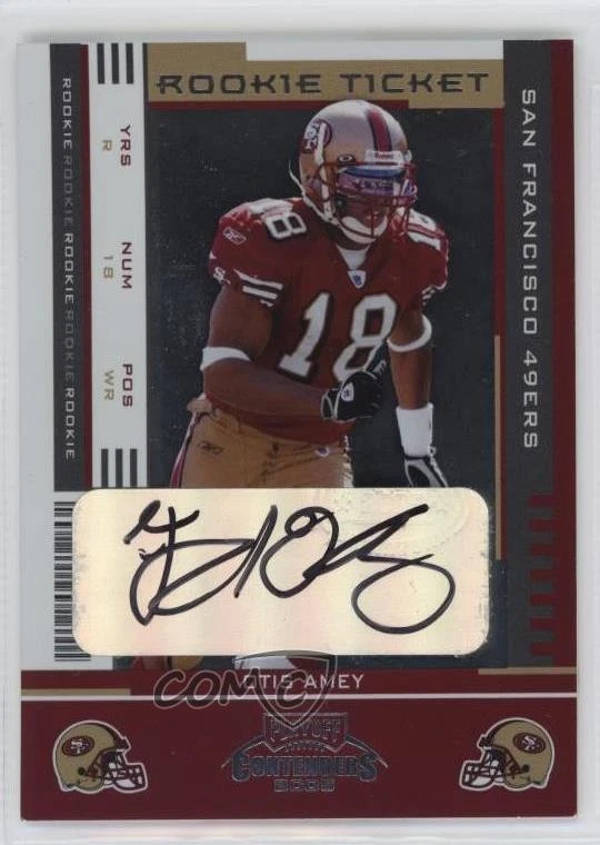 2005 Playoff Contenders Rookie Ticket Otis Amey #194 Rookie Auto RC - Image 1 of 2