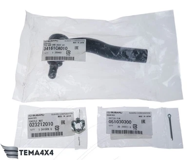 Genuine OEM Left Outer Steering Tie Rod End for Subaru BRZ Scion FRS 34161CA010 - Image 1 of 3