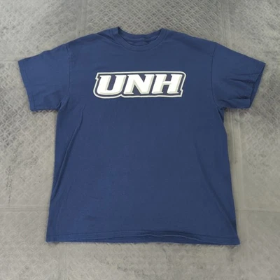 New Hampshire Wildcats UNH Shirt MV Sport Blue Short Sleeve Men Large - Image 1 of 4