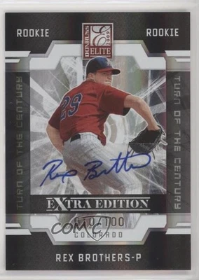 2009 Donruss Elite Extra Edition Rookie /100 Rex Brothers #69 Auto - Image 1 of 2
