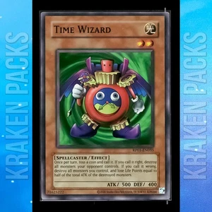 YUGIOH Time Wizard RP01-EN035 Super Rare NM 💎 PACK FRESH/NO PLAY 💎 - Picture 1 of 2
