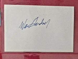 Red Sox Player WES GARDNER  autographed  4 x 6  Index Card - Picture 1 of 2