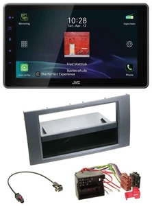 JVC DAB MP3 Bluetooth USB Autoradio für Ford Fusion Kuga Transit 05-12 anthrazit - Bild 1 von 10