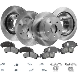 Disc Brake Rotor and Pad Kit For 1998-2004 Chevrolet S10 Front and Rear - Picture 1 of 12