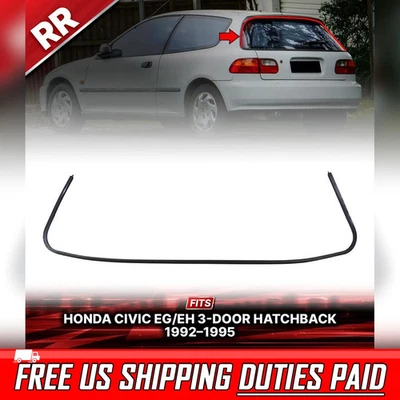 Sello parabrisas trasero goma resistente al clima para Honda Civic 3 puertas EG EH 1992-1995 Foto 1 de 4