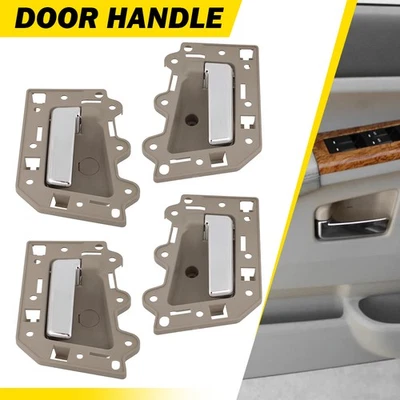 4x Manija de puerta interior delantera trasera derecha beige para Jeep Grand Cherokee 05-10 EK Foto 1 de 4