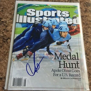 Apolo Ohno Signed Sports Illustrated No Label Autograph 2/22/10 - Picture 1 of 1