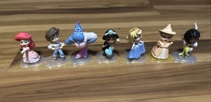 Disney Princess Comics Mini Figures Lot of 7 Hasbro-Genie Tiana Flora Ariel A9 - Picture 1 of 4