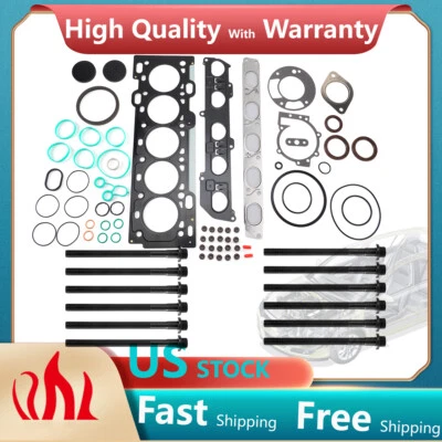 Head Gasket Set w/ Bolts For  Volvo S60 V70 XC90 C70 S70 2.4L-2.5L L5 DOHC TC Foto 1 de 4