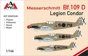 1/144 SCW Fighter: Messerschmitt Bf-109D "Legion Condor" [Germany] #14435 : AMG - Picture 1 of 1