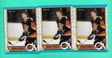 (3) BRIAN BRADLEY 1989-90 O-PEE-CHEE # 287 CANUCKS ROOKIE NM-MT CARD (W1423)  