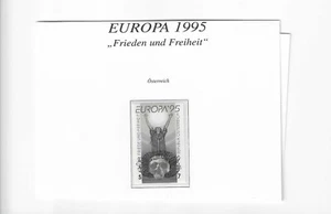 EU/Austria/Mi. No. A 2157 U/* SD/19.5.1995 Unsigned. Black Print " - Picture 1 of 1