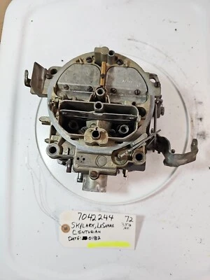 Carburador original vintage 7042244 0182 Buick Skylark LeSabre Centurian 1972 Foto 1 de 4