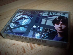 1986 Jackson Browne Lives In The Balance Cassette - Picture 1 of 1