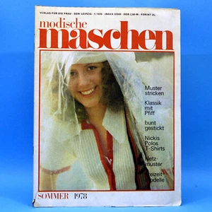 DDR | Modische Maschen | 1 von 1978 | Schnittmuster Mode Verlag für die Frau S - Bild 1 von 1