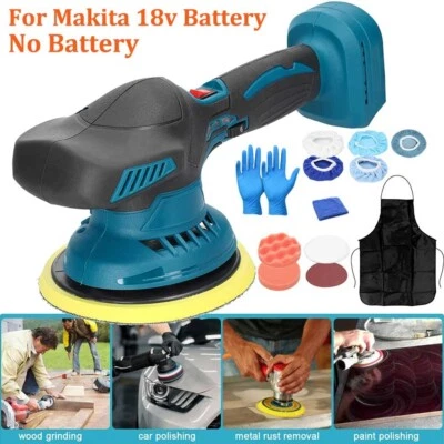 For Makita 18V LXT BL18 Battery Cordless Rotary Polisher Buffer Sander Machine - Image 1 of 4
