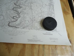 Middletown MD map of flood prone areas circa 1973 US Dept of the Interior - Picture 1 of 2