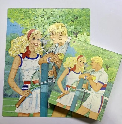Rompecabezas Whitman Barbie “Tennis Whiz” 1982 vintage 100 piezas ¡COMPLETO! Foto 1 de 4