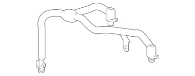 Tubo de alimentación de aceite original Mercedes Benz GLS63 AMG GLS580 2021-2022 OE 1770908402 Foto 1 de 3