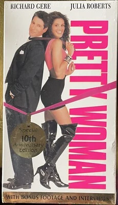 Brand New Pretty Woman VHS Factory Sealed 10th anniversary edition Foto 1 de 2