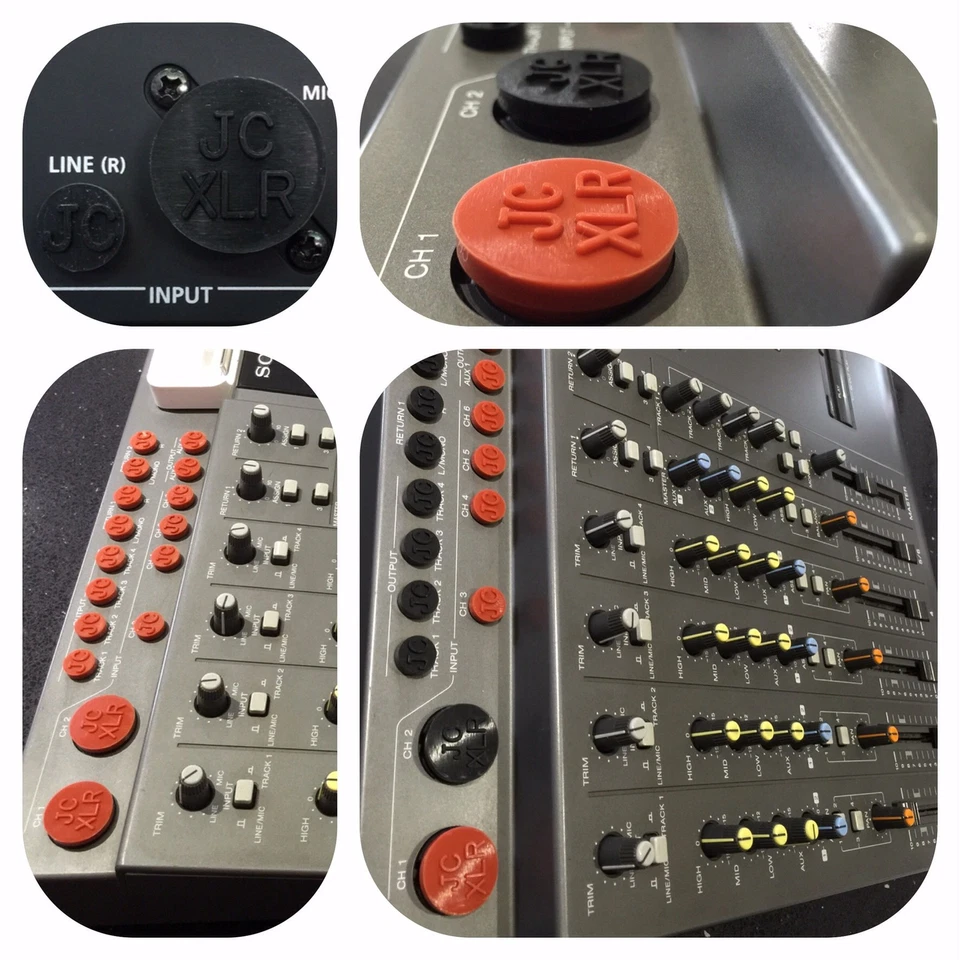 SONY MDM-X4 MiniDisk multitrack recorder “JACKCAP” Insert Set, 18x XLR and Jack  - Image 1 of 4