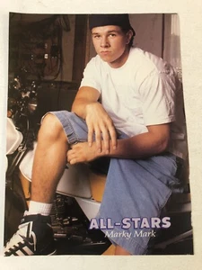1990s Mark Wahlberg Magazine Pinup Vintage Ephemera Marky Mark - Picture 1 of 2
