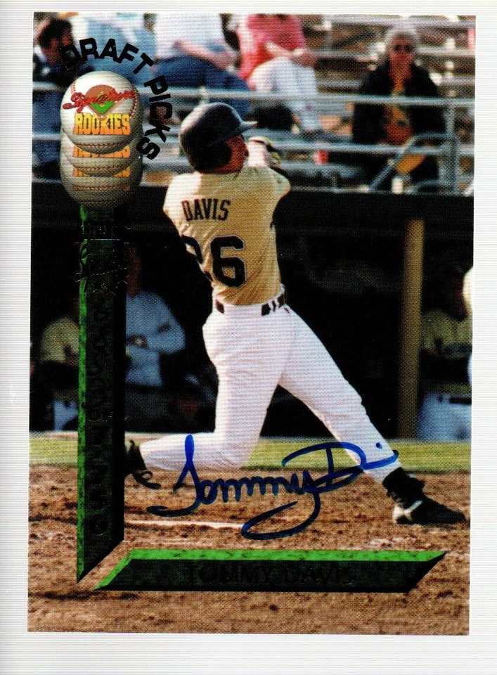 1994 Signature Rookies Draft Picks Signatures #47 Tommy Davis 6853/7750 - Image 1 of 1