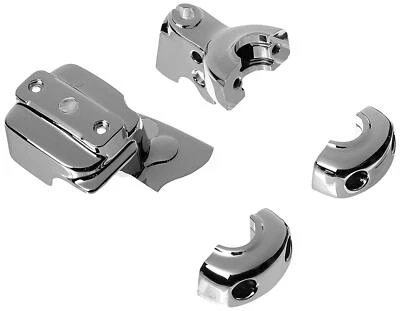 Kit de cubierta cromada de vestir de freno y embrague para manillar Kuryakyn Dyna/Softail (9126) Foto 1 de 4