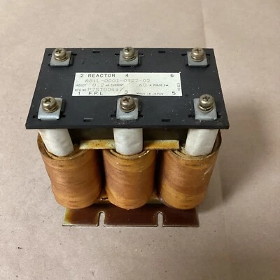 Reactor Fanuc A81L-0001-0122-02 3 fases 60A 0,2 mH #226H59FML Foto 1 de 4