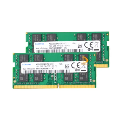 32GB 2PCS 16GB Samsung 2RX8 DDR4 2133P PC4-17000 SODIMM 1.2V Laptop Memory RAM # - Image 1 of 4