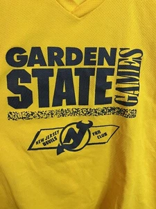 Vintage Venus Garden State Games New Jersey Devils Fan Club Jersey Adult M - Picture 1 of 7