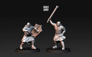 Blood hand captains 28mm miniatures dnd gift fantasy miniatures mesbg lotr - Bild 1 von 2