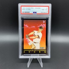 1991 Fleer Baseball ‘Pro-Visions’ - Will Clark #2 - San Francisco Giants PSA 8