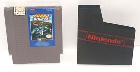 Al Unser Jr. Cartucho de juego Turbo Racing Nintendo NES con manga SOLAMENTE