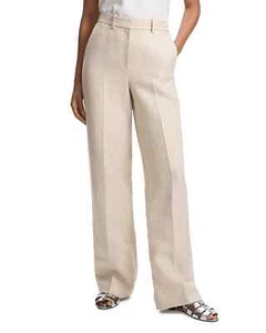Theory Linen Straight Leg Pants MSRP $345 - Picture 1 of 3
