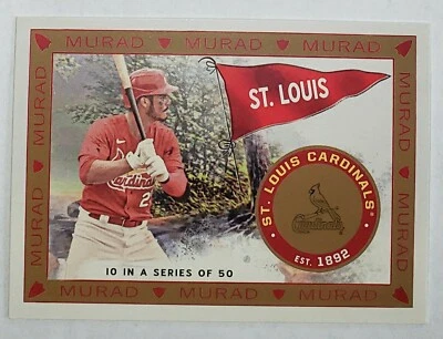 2021 Topps Allen & Ginter T51 Murad Reimagined Nolan Arenado St. Louis Cardinals - Image 1 of 2