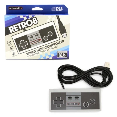 RETRO8 PC/MAC NES Classic Controller USB MODEL : RB-PC-7437 (849172007437) -F3* - Image 1 of 2