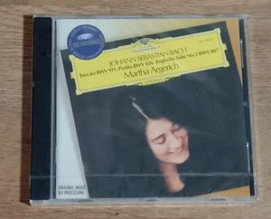 J S BACH English suite No2 Partita etc MARTHA ARGERICH DG CD SEALED - Bild 1 von 2