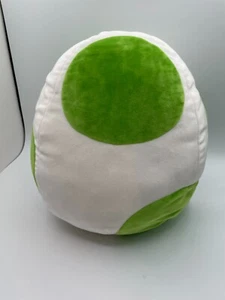 Club Mocchi Nintendo Super Mario 14" Plush Mega Yoshi Egg Green Tomy 2019 Pillow - Picture 1 of 9