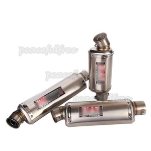 Tubo de escape de 38 ~ 51 mm de acero inoxidable para bicicleta de calle ATV motocicleta con punta silenciadora - Imagen 1 de 9