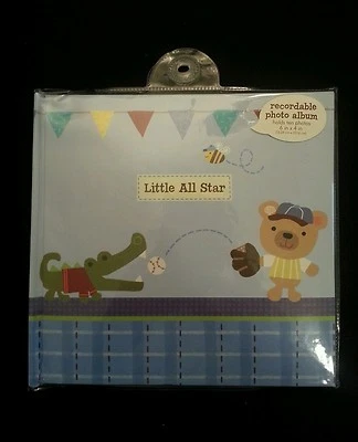Nuevo álbum de fotos libro de recuerdos grabable CR Gibson Little All Star Baby Boy Foto 1 de 2