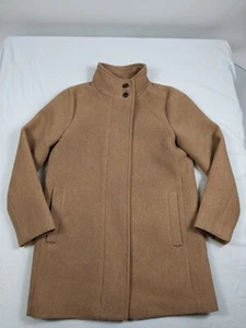 J.Crew Factory Damen-Citymantel mit Knopfleiste Größe 8 hellbraun - Bild 1 von 9